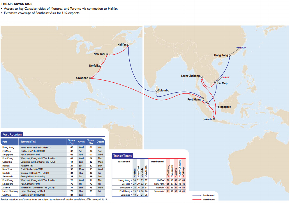 APL Transforms Indonesia-United States Trade Lane with Pendulum Loop 1 Service