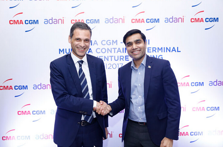 Frances CMA CGM & Adani Ports create joint-venture to run Mundra Ports new container terminal for 15 years