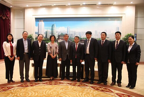 CMIG Leasing, PIL and Rongmin Holding Group joint study visit to Xi'an International Trade & Logistics Park