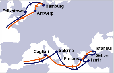 Hapag-Lloyd New North Europe Mediterranean Service - EMX Service