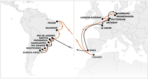 HAPAG LLOYD North Europe - SAEC Service - New ECX Service UPDATE